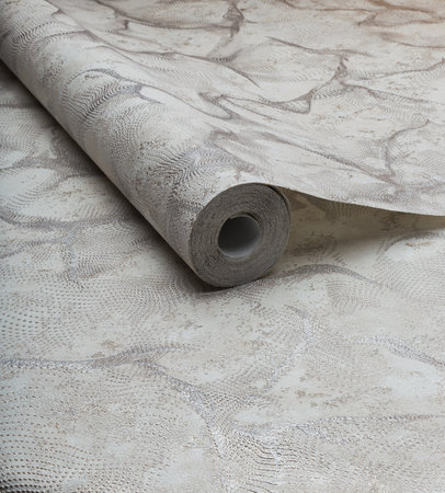 Large roll of wallpaper for the wall with a beautiful textureの写真素材