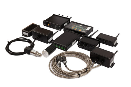 Modern electronic circuits on a white background, a set of various devicesの写真素材