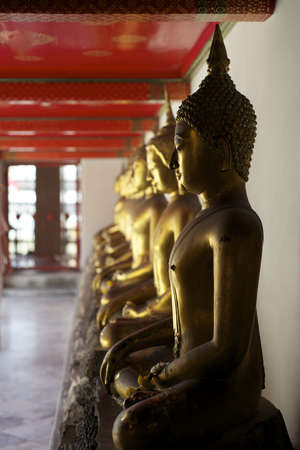 Buddha statues at Wat Po, Bangkok - Thailand