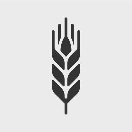 Ear or grain. Simple vector icon. Vector illustrationのイラスト素材