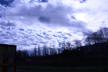 cloudy skyの写真素材