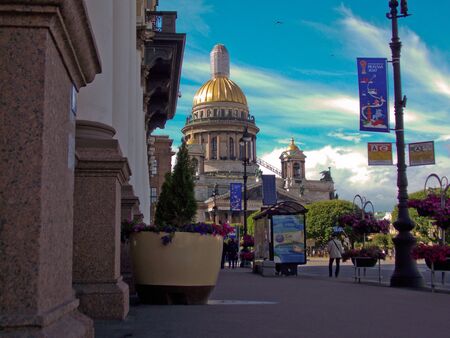 St. Isaac's Cathedral in St. Petersburgのeditorial素材