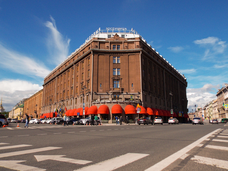 Hotel building in St.Petersburg Petersburgのeditorial素材