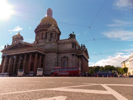 St. Isaac's Cathedral in St. Petersburgのeditorial素材