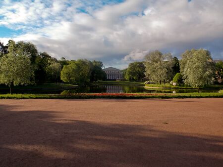 Morning parkの写真素材