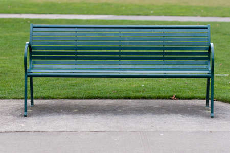 Green Park Benchの写真素材