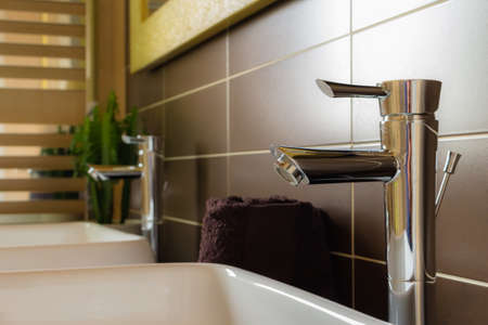Furnish bathroom in modern styleの写真素材