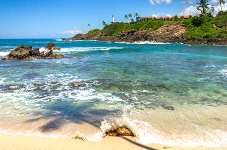 Tropical beach in Sri Lankaの写真素材