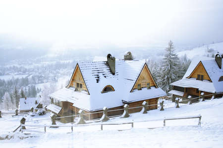 forest cottageの写真素材