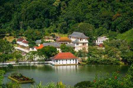 Temple of the Tooth, Kandy, Sri Lankaの写真素材