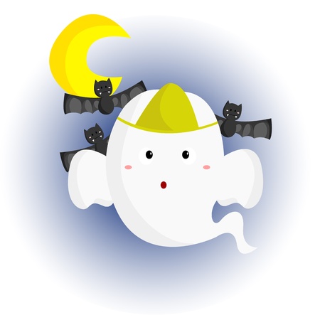 Ghost and Batsのイラスト素材