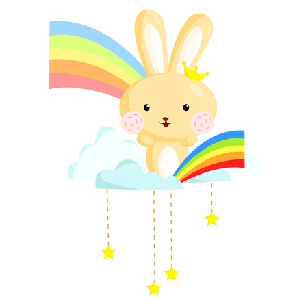 Sky Rabbitのイラスト素材