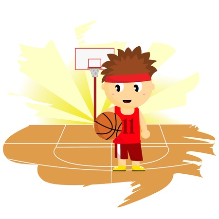 Basketball Playerのイラスト素材