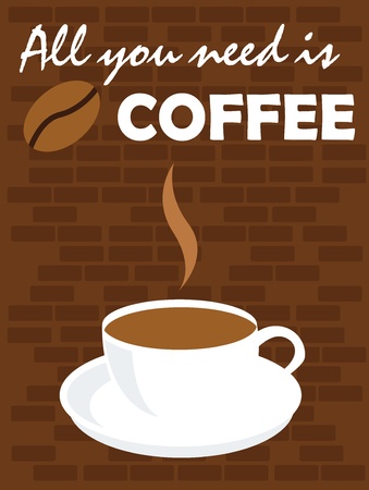 All You Need Is Coffeeのイラスト素材