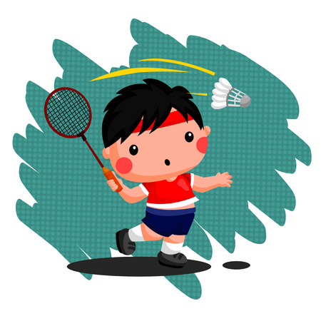 Badmintonのイラスト素材