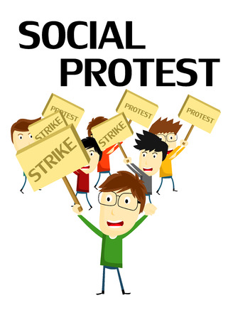 Social Protestのイラスト素材
