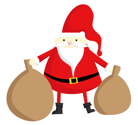 Fat Santaのイラスト素材