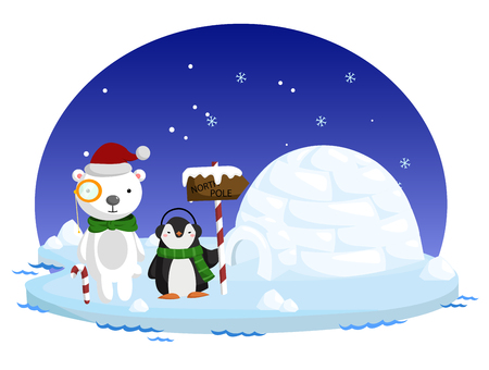 North Poleのイラスト素材
