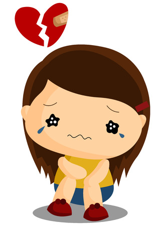 Heartbrokenのイラスト素材