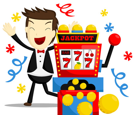 Jackpot Winningのイラスト素材