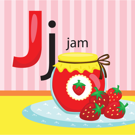 J for Jamのイラスト素材