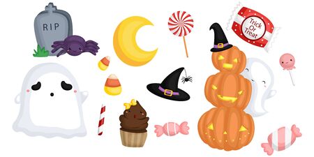 Halloween Stuffsのイラスト素材