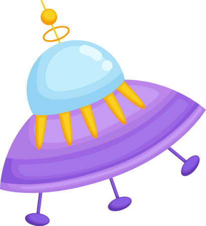 a vector of UFOのイラスト素材