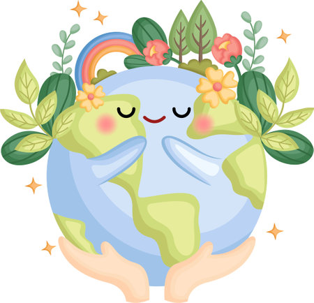 a vector of planet earthのイラスト素材