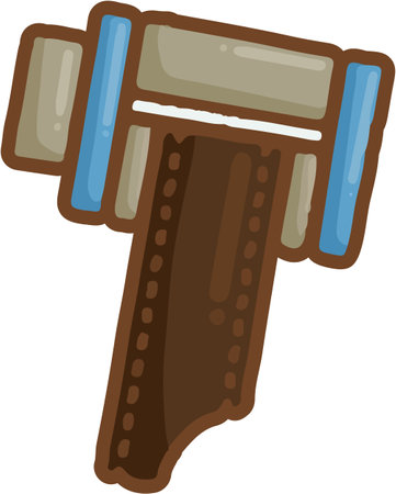 a vector of a camera filmのイラスト素材