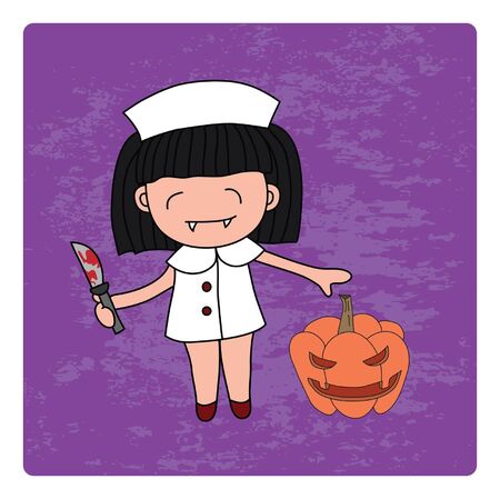 Halloween character. のイラスト素材