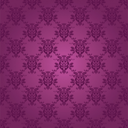 Damask seamless silk, vector illustrationのイラスト素材