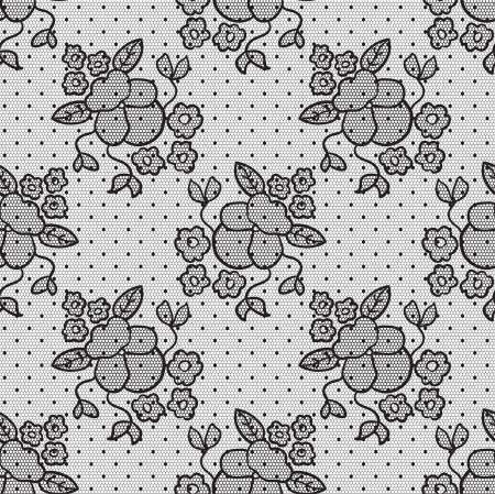 Lacy vintage gentle background. Seamless pattern.のイラスト素材