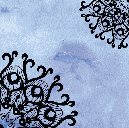 Vector template. Invitation card.のイラスト素材