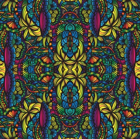 Hand drawn seamless patternのイラスト素材