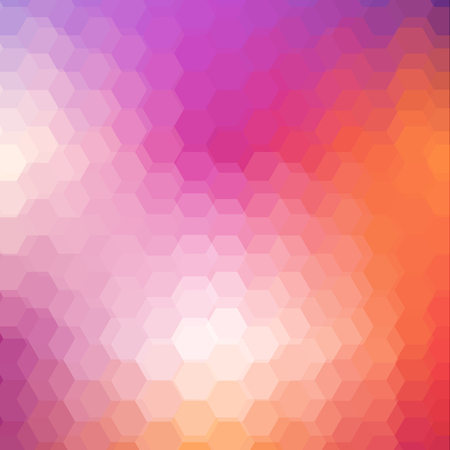 Geometric shining pattern with hexagonのイラスト素材