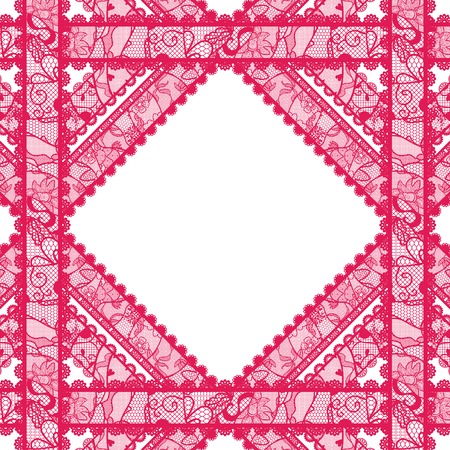 Lacy vintage illustration のイラスト素材