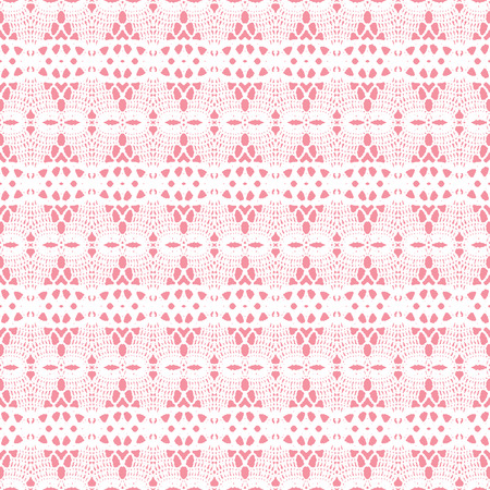 Lace white seamless mesh pattern. Vector illustration.のイラスト素材