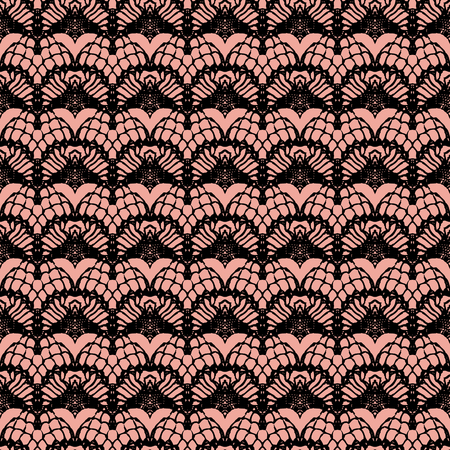 White and gold lace seamless stripes pattern. Vector illustration.のイラスト素材