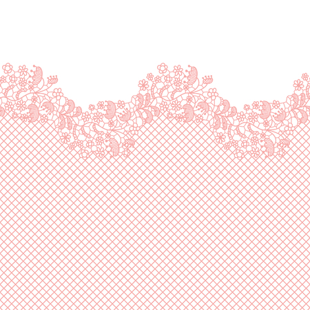 Lacy wedding invitation card. のイラスト素材