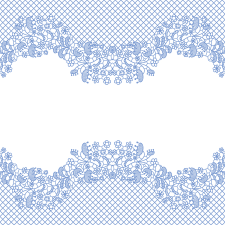 Lacy wedding invitation card.のイラスト素材