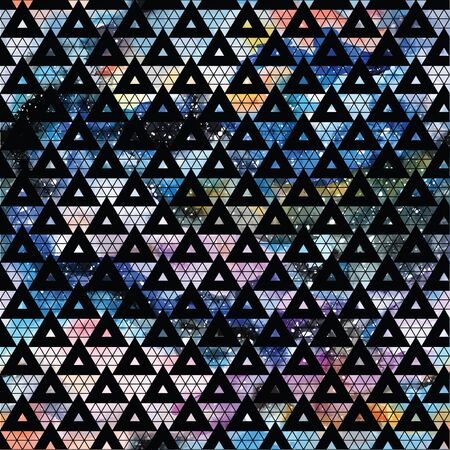 Tribal galaxy seamless pattern. Vector trendy illustration.のイラスト素材