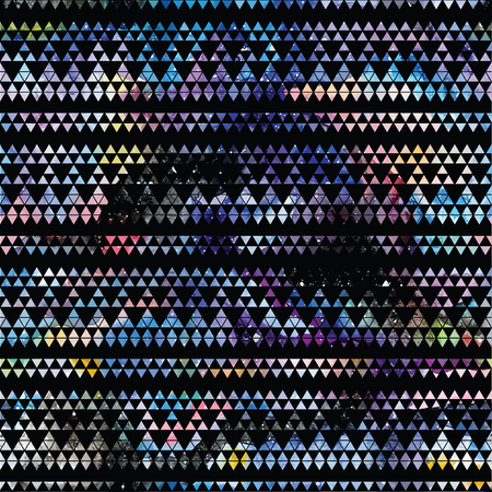 Tribal galaxy seamless pattern. Vector trendy illustration.