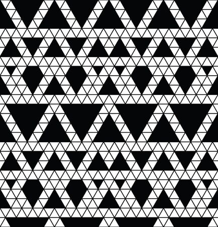 Tribal monochrome lace. Trendy modern pattern for your design. Vector illustration.