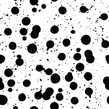 Ink splash seamless pattern. Creative modern vector illustration.のイラスト素材
