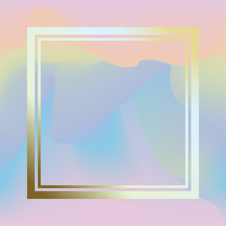 Holographic background. Modern trendy hologramic background. Cool simply illustration.のイラスト素材