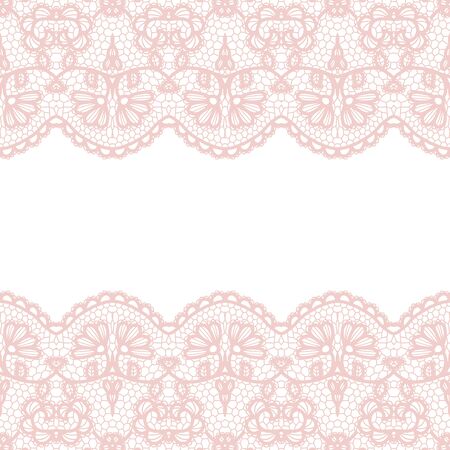 Lace border. Invitation card.のイラスト素材