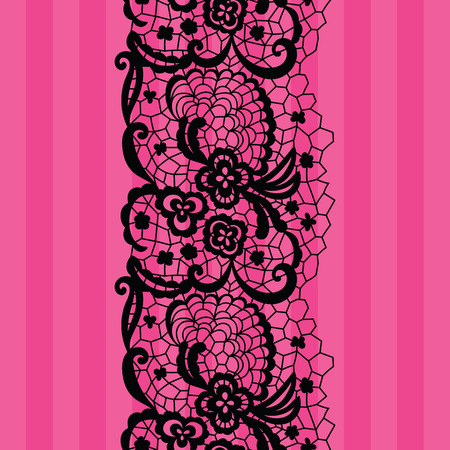 Lacy vintage trim.のイラスト素材