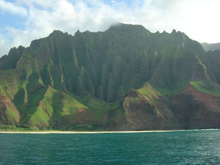 Stone Children on Na Pali Coast Kauai, HIの写真素材