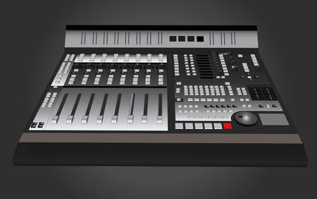 Dj music pult Vector - sound productionのイラスト素材