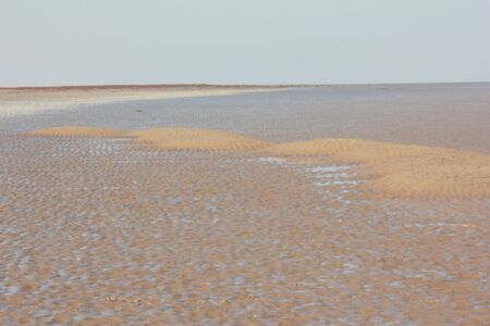 ripples in the sandの写真素材